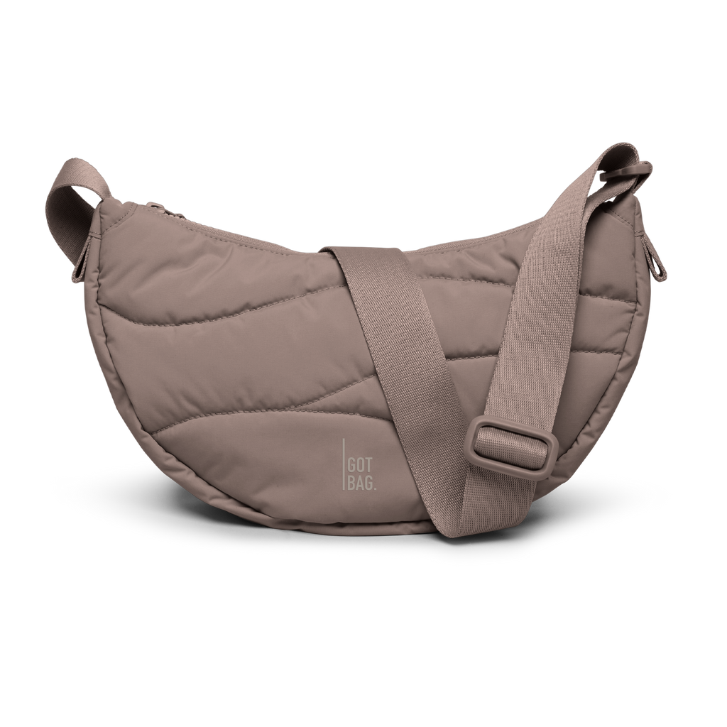 WAVY PUFFER MOON BAG SMALL